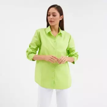 Рубашка женская MIST: Classic Collection, размер 42, зелёный