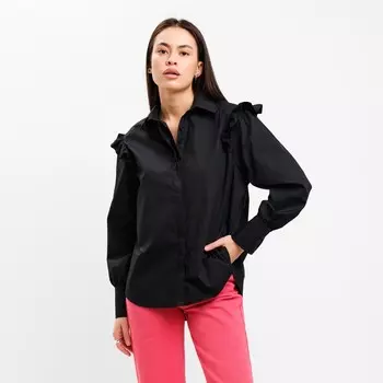 Рубашка женская MIST: Classic Collection, размер 46, чёрный