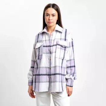Рубашка женская утепленная MIST, размер L, лиловый
