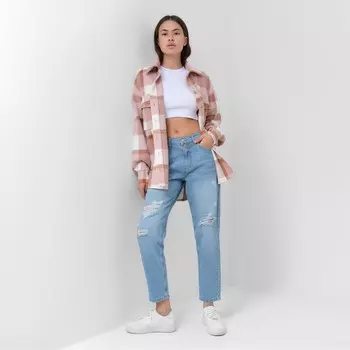 Рубашка женская MIST утепленная, р. L, розовый