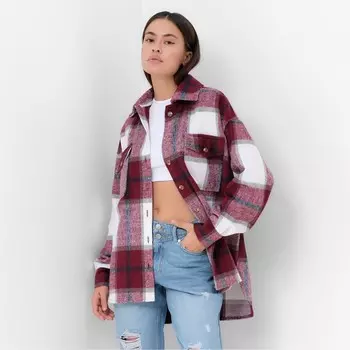 Рубашка женская MIST утепленная, р. M, красный