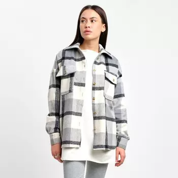 Рубашка женская MIST утепленная, р. M, серый