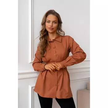Рубашка женская, размер 42, цвет терракотовый 5615