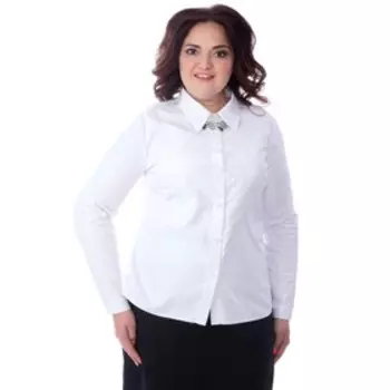 Рубашка женская, размер 52, цвет белый