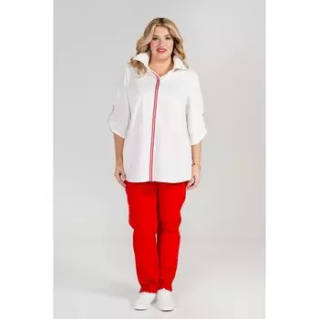 Рубашка женская, размер 60, цвет белый