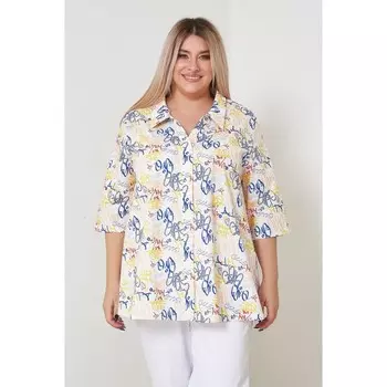 Рубашка женская, размер 64, цвет белый