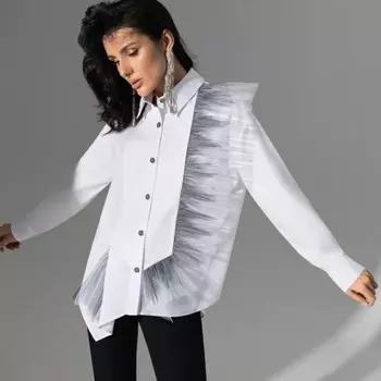 Рубашка женская «Светская хроника», размер 46