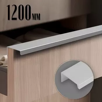 Ручка CAPPIO RT001CP, L=1200 мм, м/о 1160 мм, цвет матовый хром