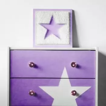 Ручка для мебели BLUMEN HAUS «Звездочёт», лиловый, белый