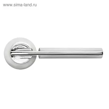Ручка дверная MORELLI MH-13 SN/CP, цвет бел.никель/хром