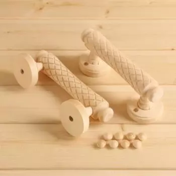 Ручка дверная рефленная, 19х6 см