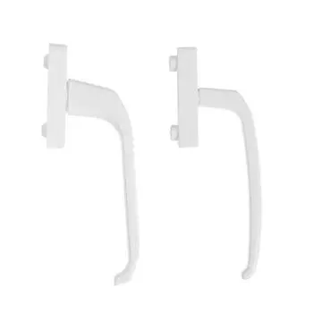 Ручка двухсторонняя узкая Белая Clio