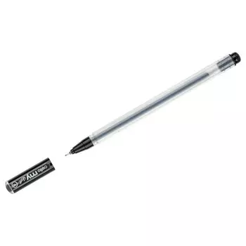 Ручка гелевая Cello "My gel" узел 0.5мм, черные чернила, мягкое письмо, матовый прозрачный корпус