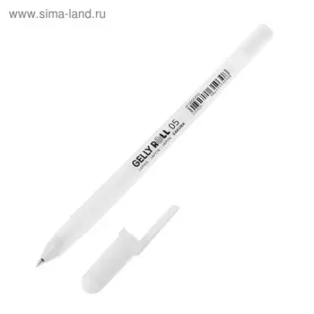 Ручка гелевая для декоративных работ Sakura Gelly Roll 0.5 мм, белая