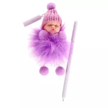 Ручка - прикол гелевая Calligrata «Пупс в шапочке», МИКС (штрихкод на штуке)