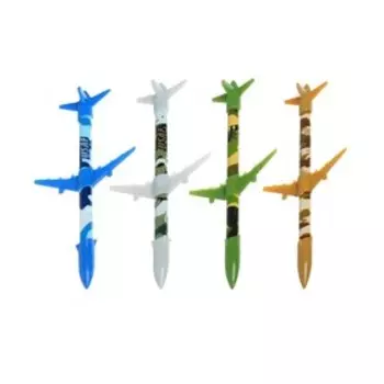 Ручка - прикол гелевая Calligrata «Ракета», МИКС