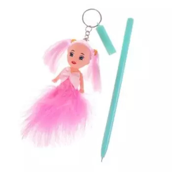 Ручка гелевая-прикол "Девочка", МИКС