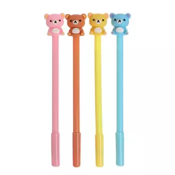 Ручка - прикол гелевая «Мишка», МИКС