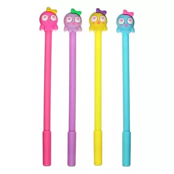 Ручка - прикол гелевая «Осьминог», МИКС