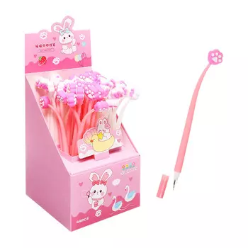 Ручка гелевая-прикол «Лапки», синий стержень, МИКС