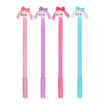 Ручка - прикол гелевая «Зайка» МИКС