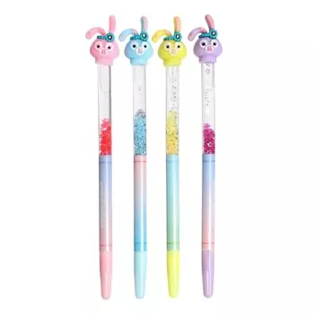 Ручка - прикол гелевая «Зайка», МИКС (штрихкод на штуке)