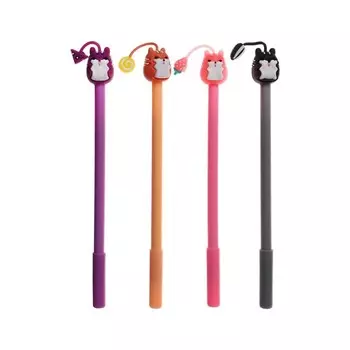 Ручка - прикол гелевая, «Зверушки», МИКС