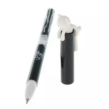 Ручка гелевая со стираемыми чернилами Mazari Roof, пишущий узел 0.5 мм, сменный стержень, чернила синие, ЦЕНА ЗА 1ШТ!