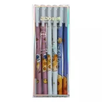 Ручка гелевая со стираемыми чернилами, стережень синий, корпус МИКС