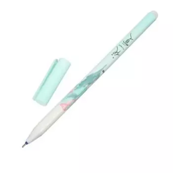 Ручка гелевая СТИРАЕМЫЕ ЧЕРНИЛА, стержень синий 0,35мм, корпус с рисунком МИКС