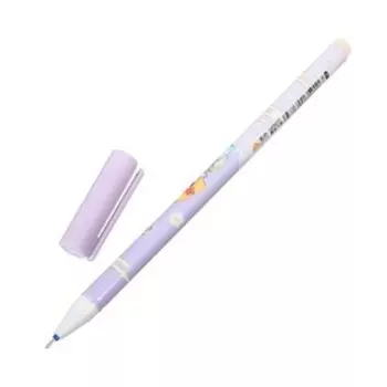 Ручка гелевая СТИРАЕМЫЕ ЧЕРНИЛА, стержень синий 0,38мм, корпус с рисунком МИКС