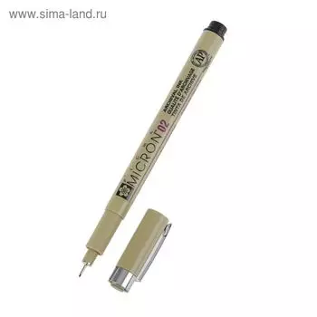 Ручка капиллярная для черчения Sakura Pigma Micron 02 линер 0.3 мм, черный