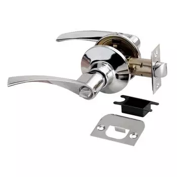 Ручка-кноб фалевая HK-02 WC PC, сан.тех.завертка, цвет хром