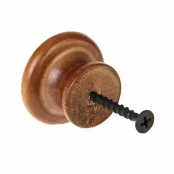 Ручка-кнопка Алапаевск, «Ромашка», цвет под дерево