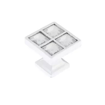 Ручка-кнопка CAPPIO, 27х27 мм, цвет хром