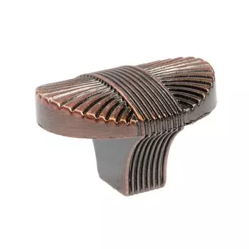 Ручка-кнопка CAPPIO, цинк, d=35 мм, цвет медь