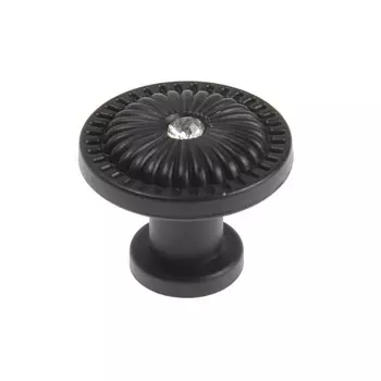 Ручка-кнопка CAPPIO, d=31 мм, цвет черный