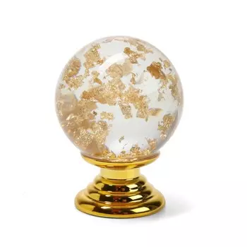 Ручка-кнопка CAPPIO PK106, d=25 мм, пластик, цвет золото