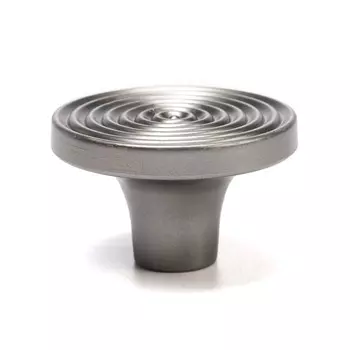 Ручка-кнопка CAPPIO PK111, d=38 мм, пластик, цвет графит