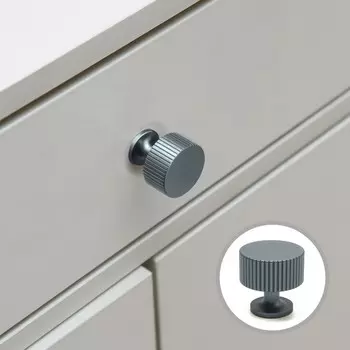 Ручка-кнопка CAPPIO PK326, d=28 мм, цвет графит