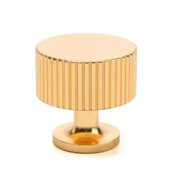 Ручка-кнопка CAPPIO PK326, d=28 мм, цвет золото