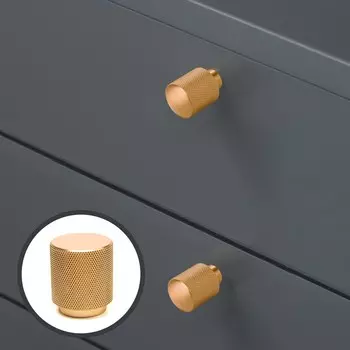 Ручка-кнопка CAPPIO PK330, d=30 мм, цвет золото