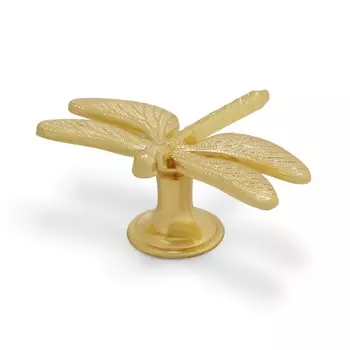 Ручка-кнопка CAPPIO PRO "Стрекоза" 47 x 60 мм, цвет золото