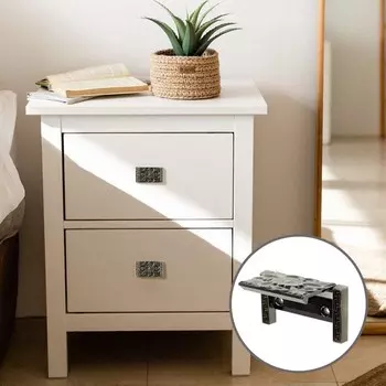 Ручка-кнопка CAPPIO RK131, мебельная, цвет бронза