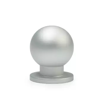 Ручка-кнопка CAPPIO RK146, d=25 мм, цвет матовый хром