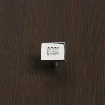 Ручка-кнопка CRL03, 282824 мм, хром