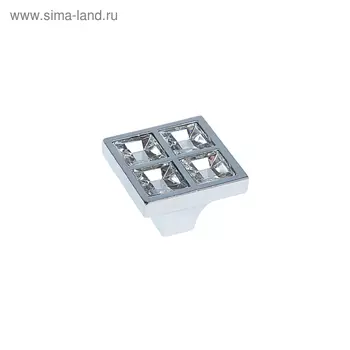 Ручка-кнопка PK038CR, цвет хром