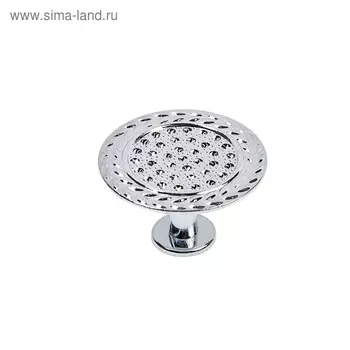 Ручка-кнопка РК017CP, цвет хром