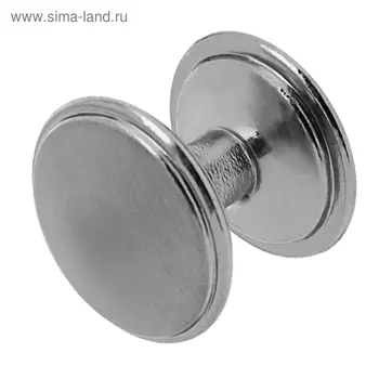 Ручка-кнопка ТУНДРА РК108, цвет хром