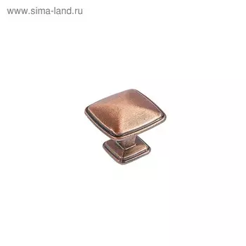 Ручка-кнопка ТУНДРА РК112AC (MK112AC), медь